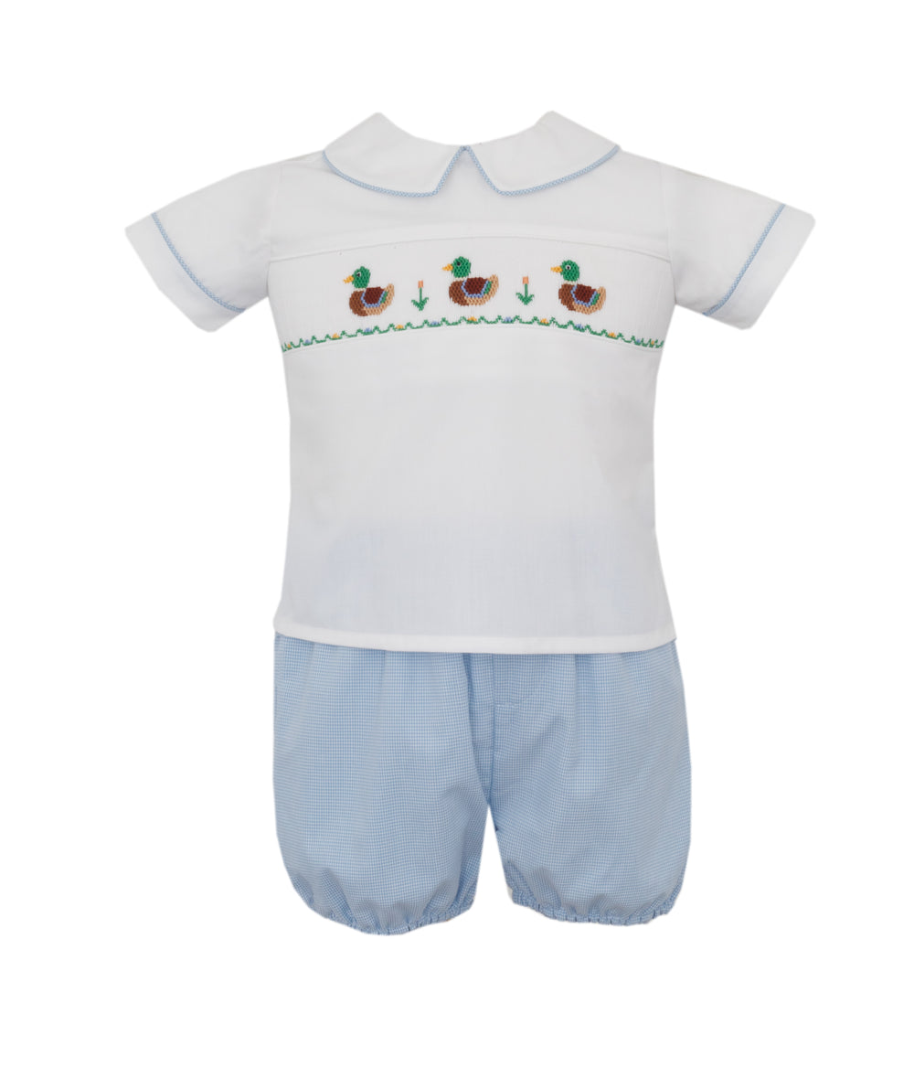 Smocked Mallard Set