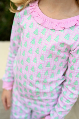 Gingham Christmas Tree Pajamas