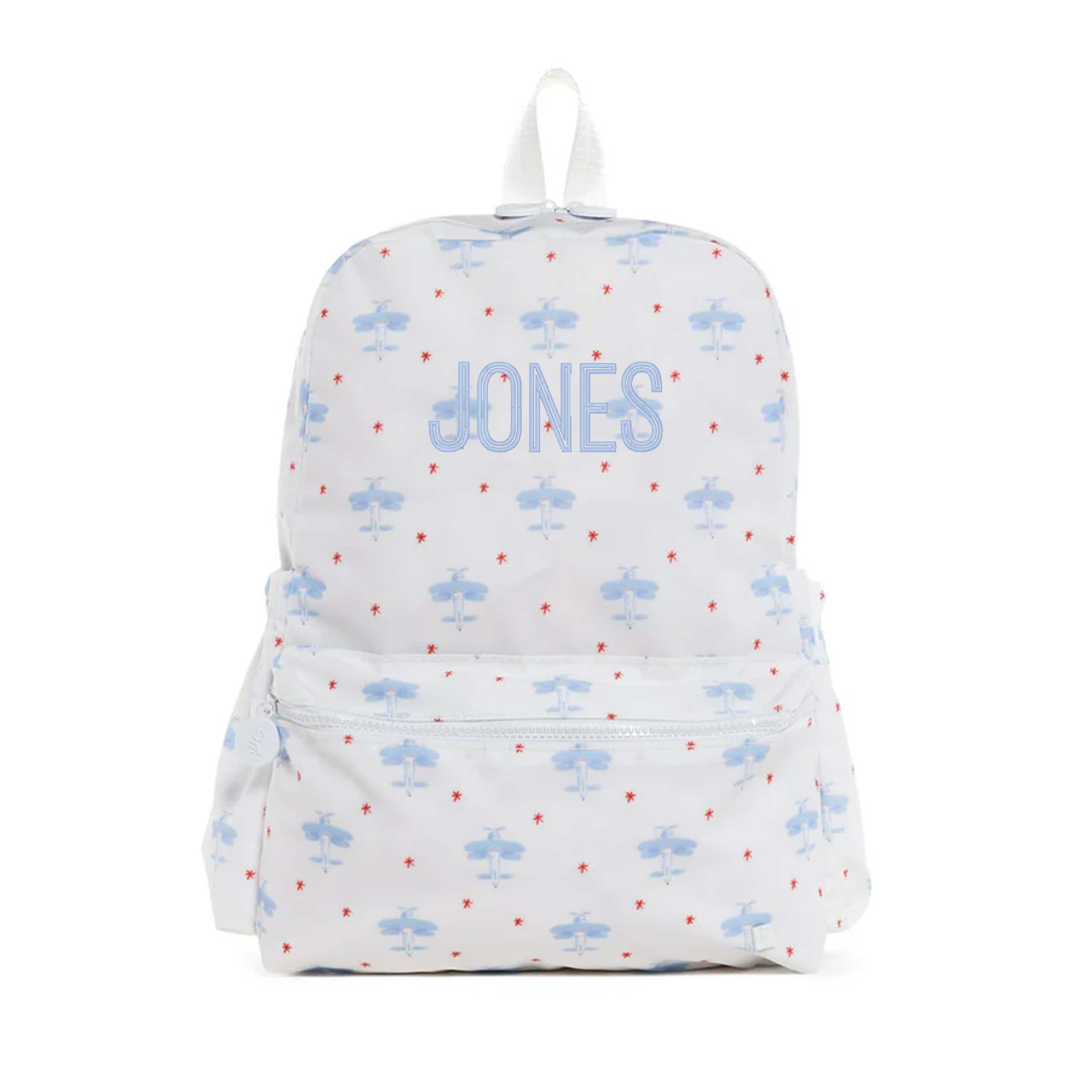 David’s Airplane Embroidered Backpack - Thumbnail 4