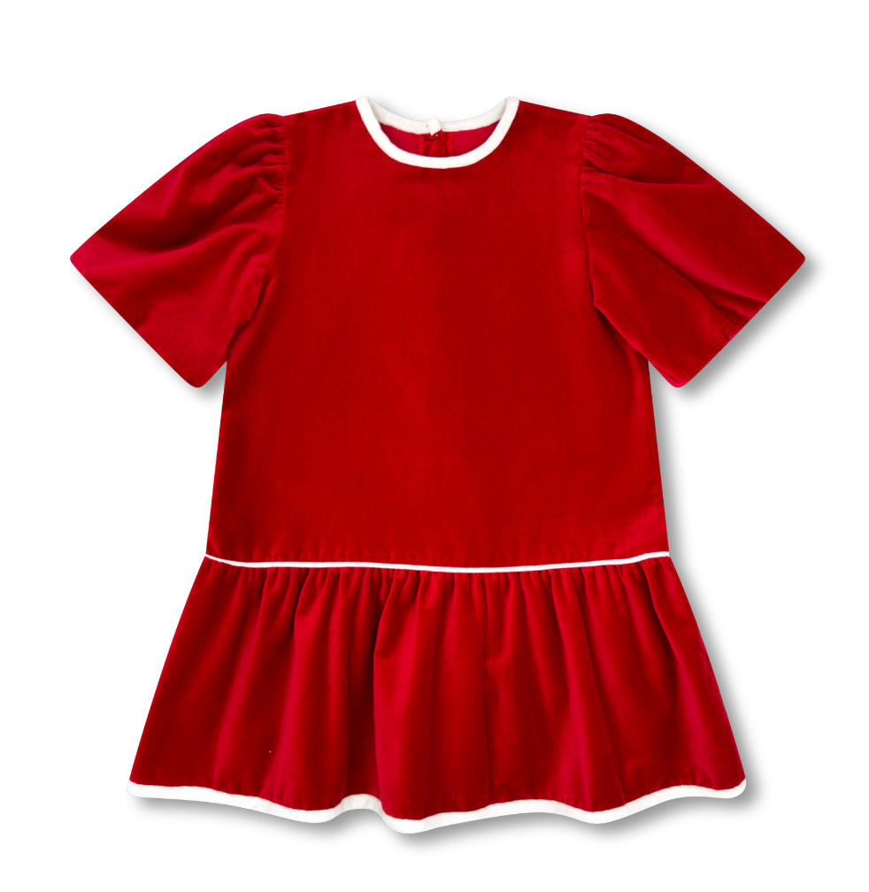 Harper Dress - Red Velvet