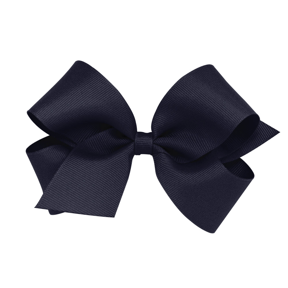 Medium Grosgrain Bow - Navy