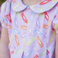 Pink Crayon Penny Pleat Dress