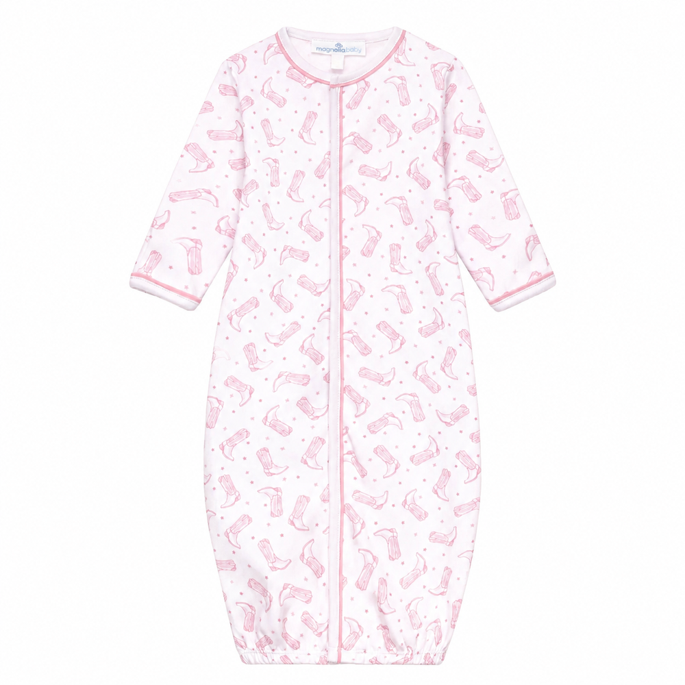 Darling Cowboy Boots Printed Converter Gown