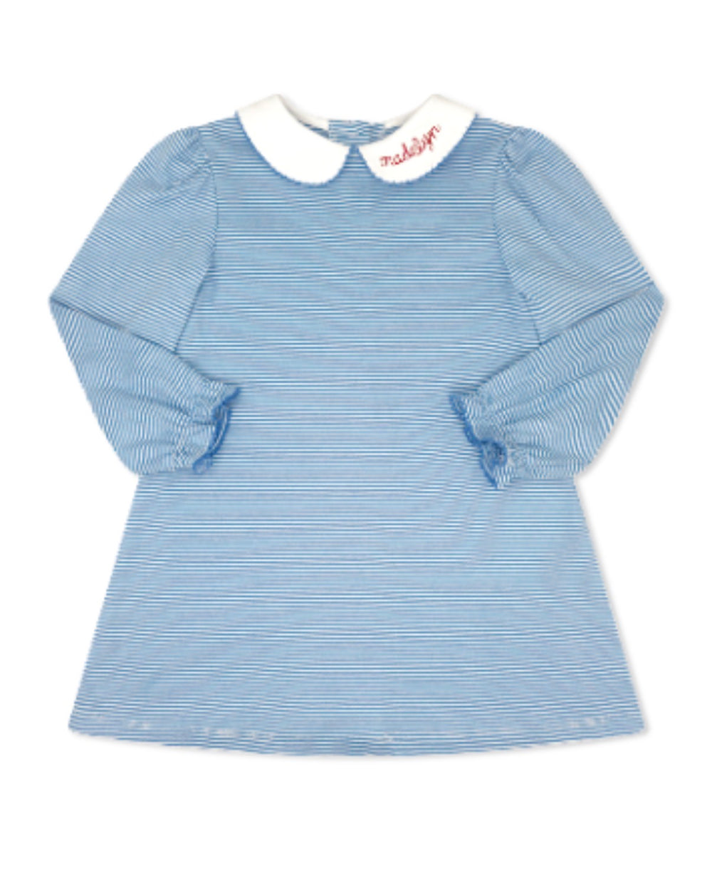 Patty Cake Dress - Blue Stripe