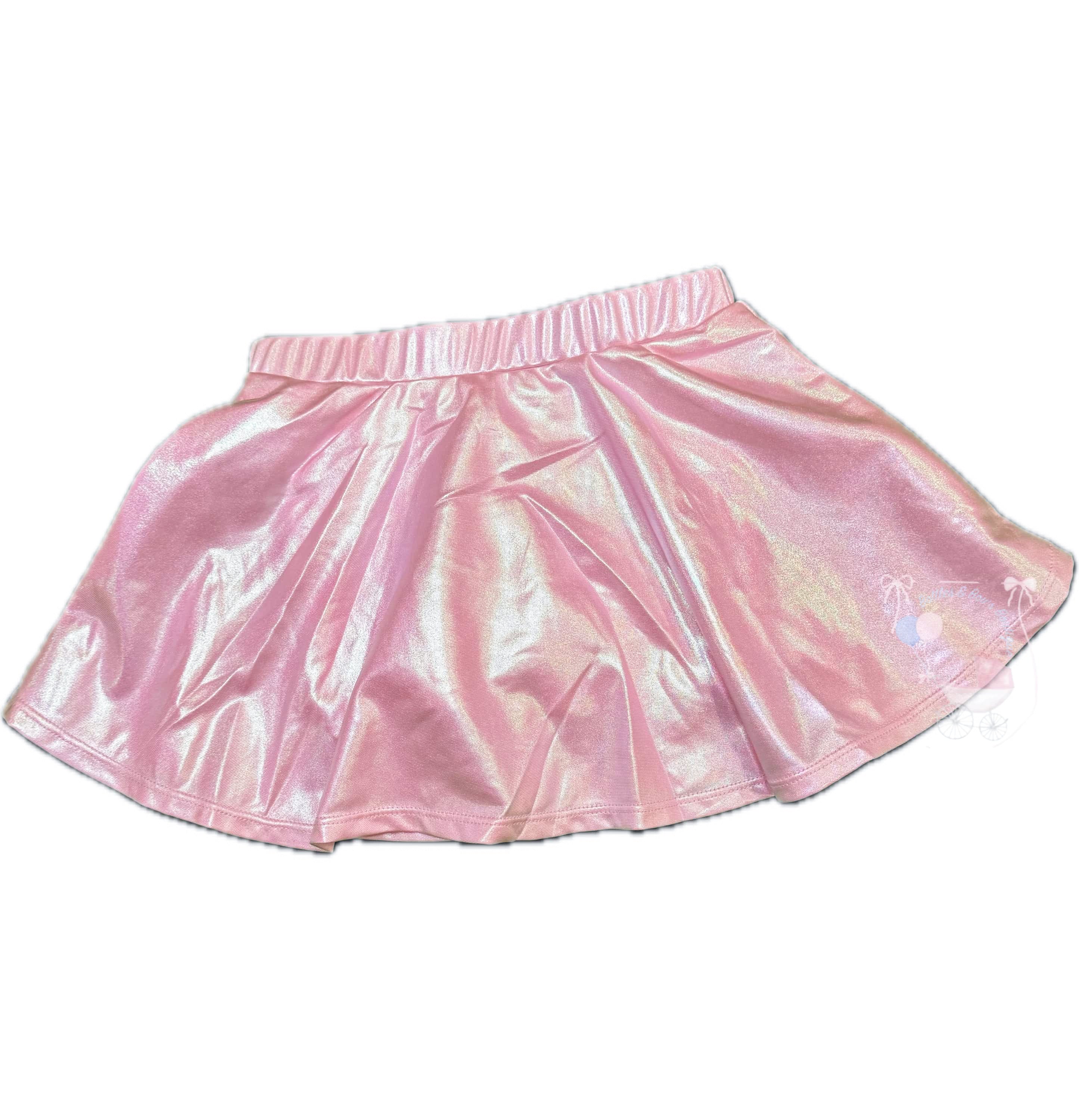 Metallic Pink Skirt