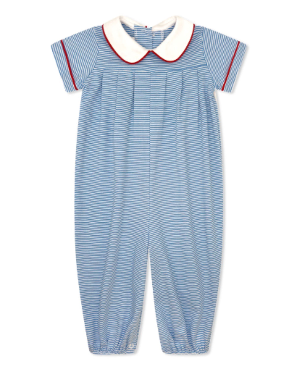 Pleated Longe Bubble - Blue Stripe