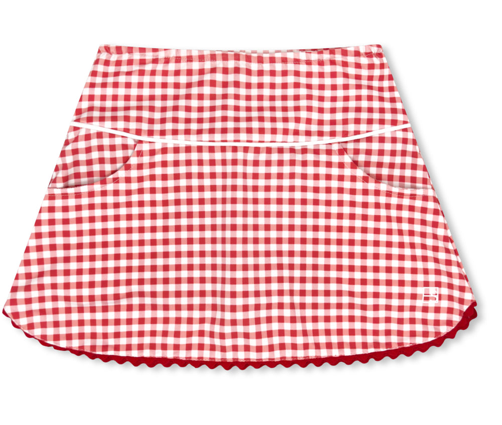 Tiffany Skort - Red Gingham