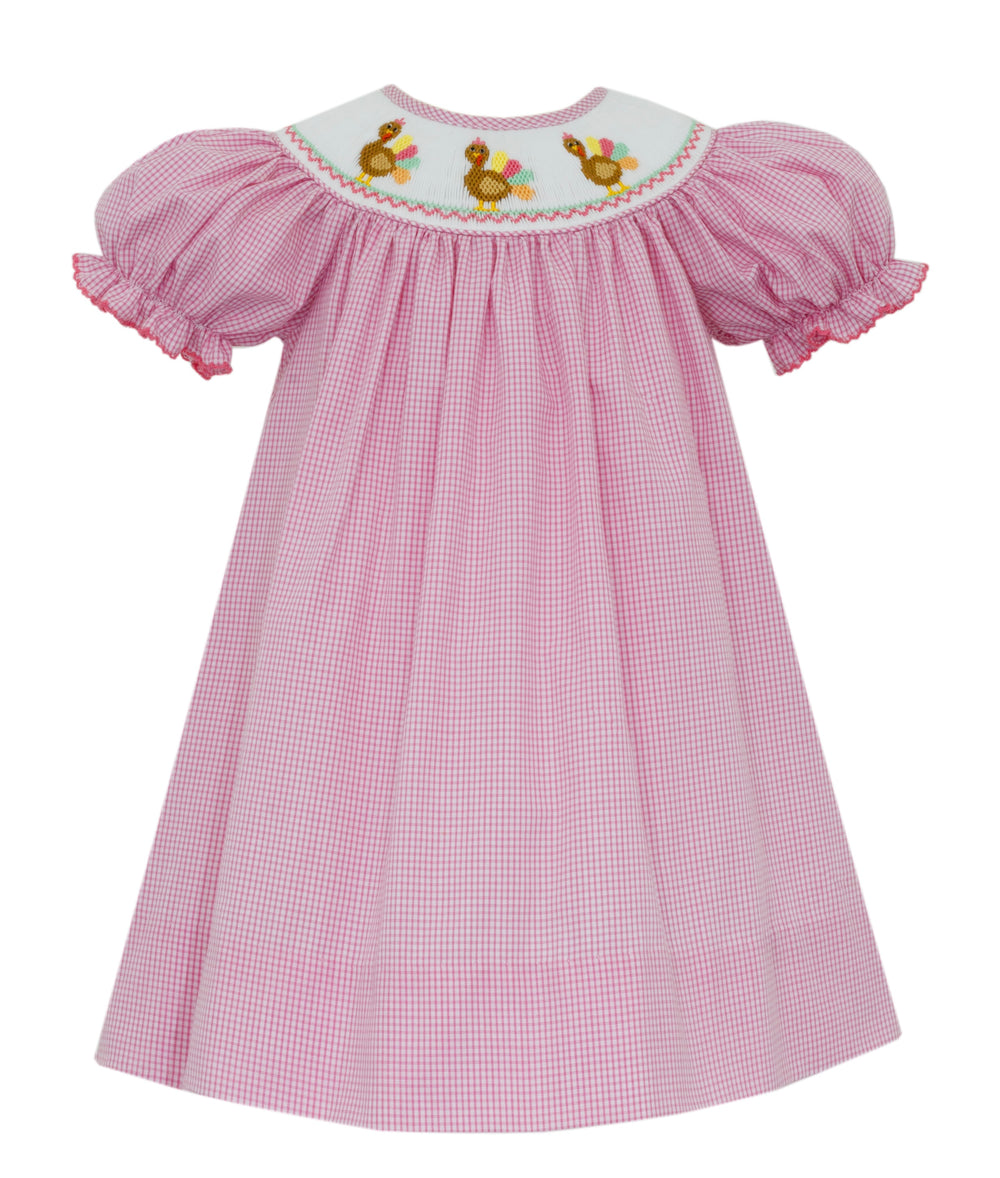 Turkey Smocked Bishop Dress