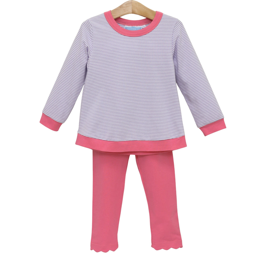 Reagan Lavender Stripe Set