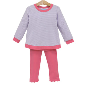 Reagan Lavender Stripe Set