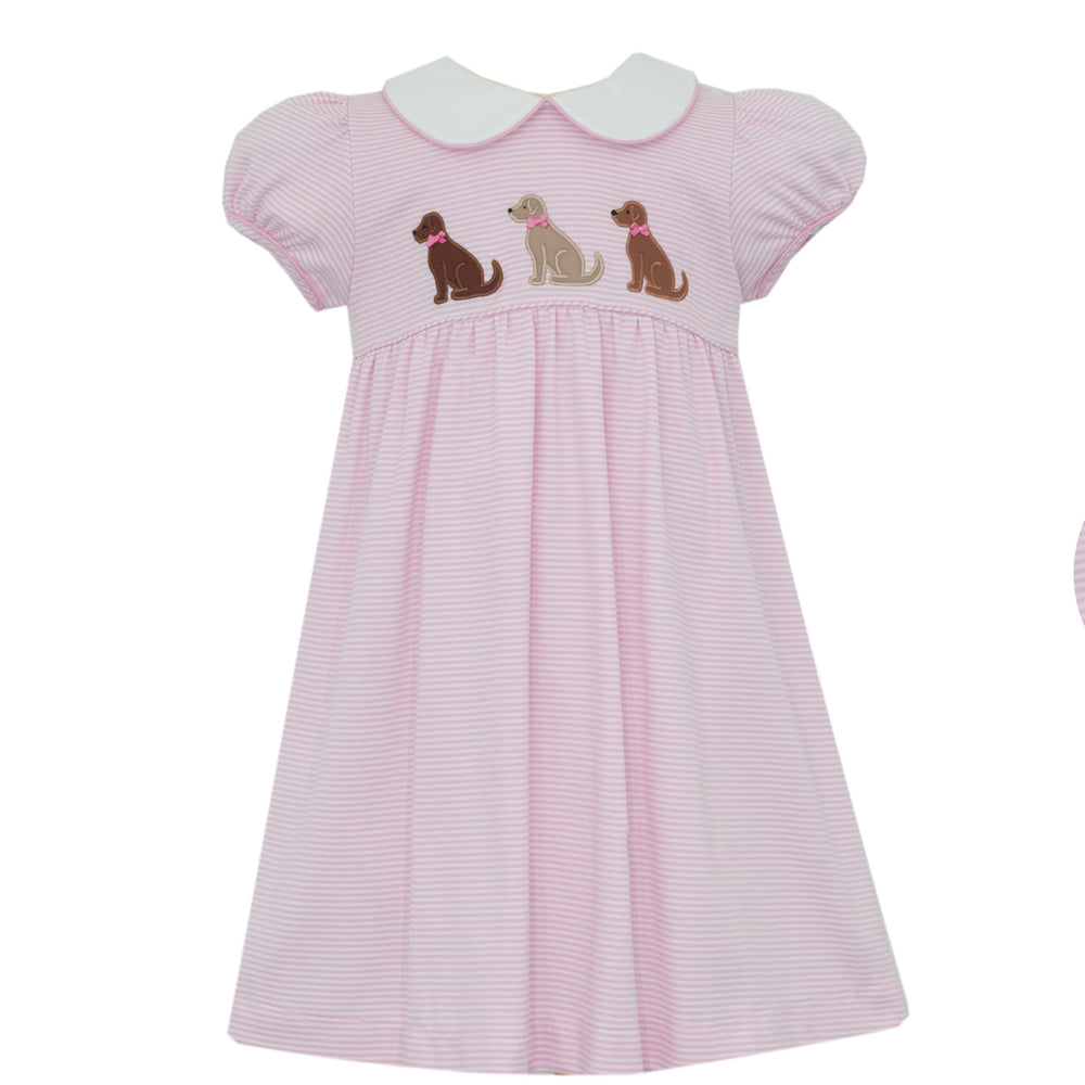 Labrador Pink Stripe Dress