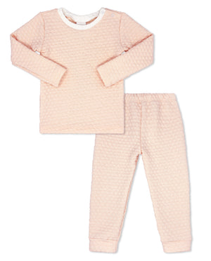 Quincy Pink Quilted Set