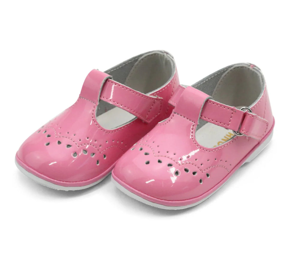 Birdie Patent T-Strap Mary Jane - Malibu Pink
