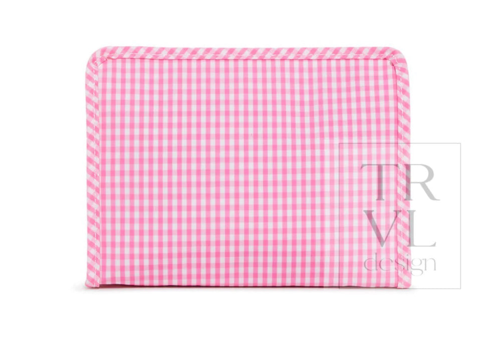 Medium Roadie - Gingham Pink