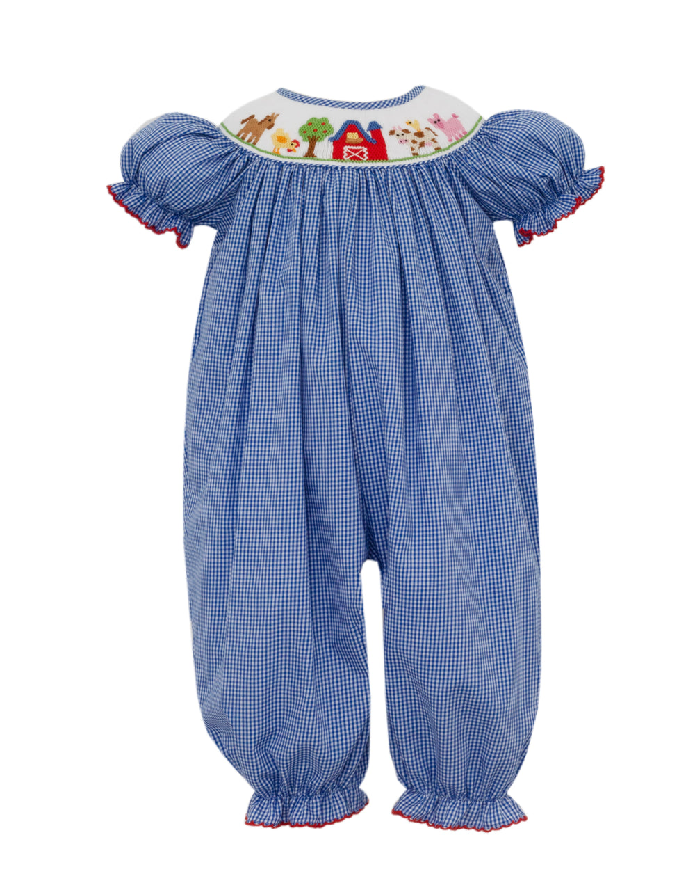 Farm Smocked Long Bubble