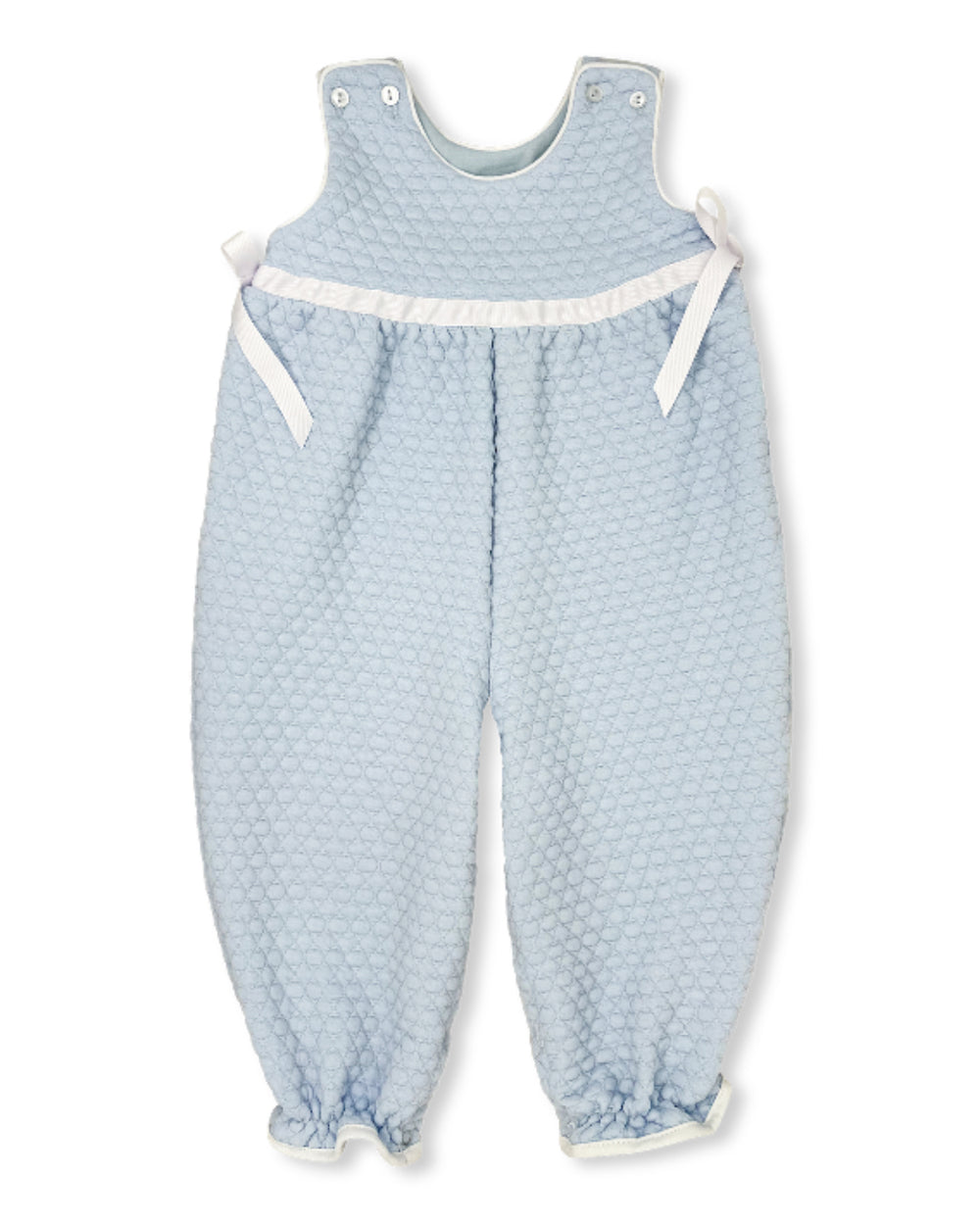 Rosie Romper - Blue Quilted