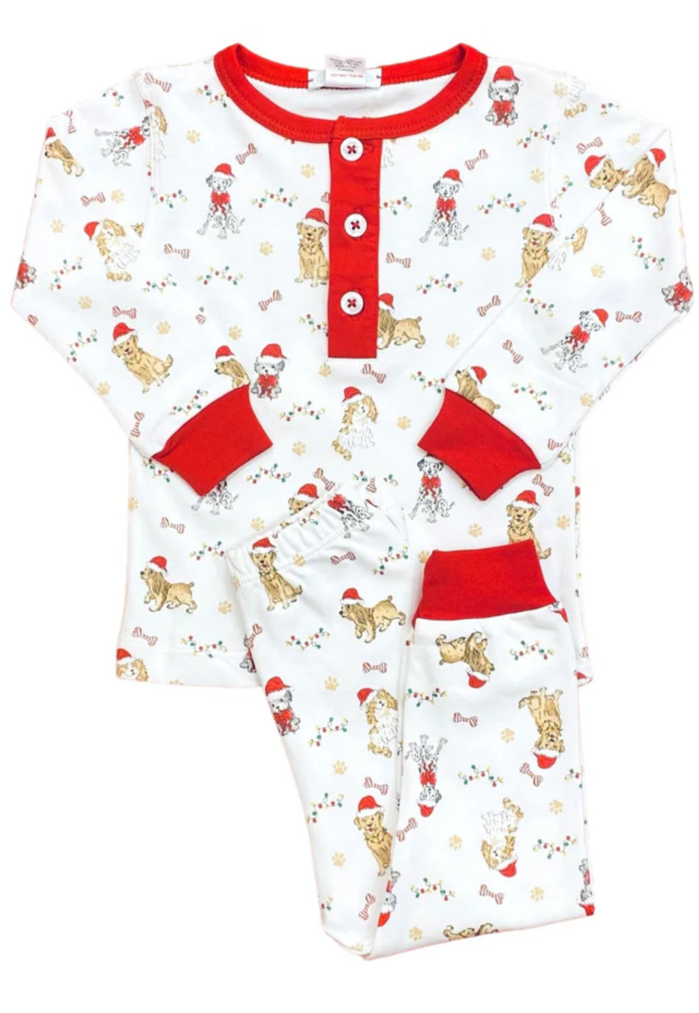 Santa Puppy Pajamas
