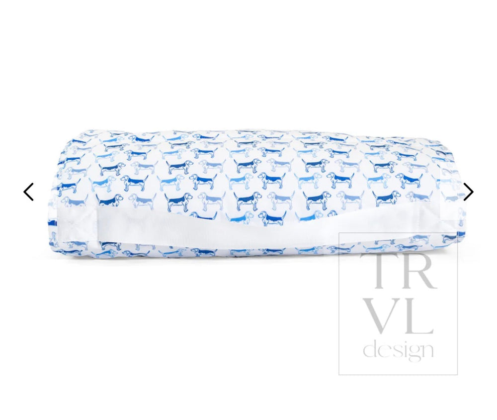 Blue Dog Print Nap Mat