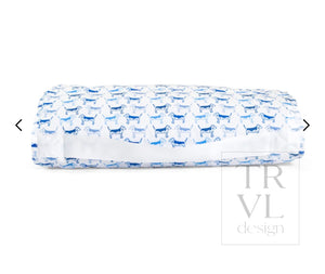 Blue Dog Print Nap Mat