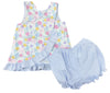Poppy Bloomer Set - Vintage Floral