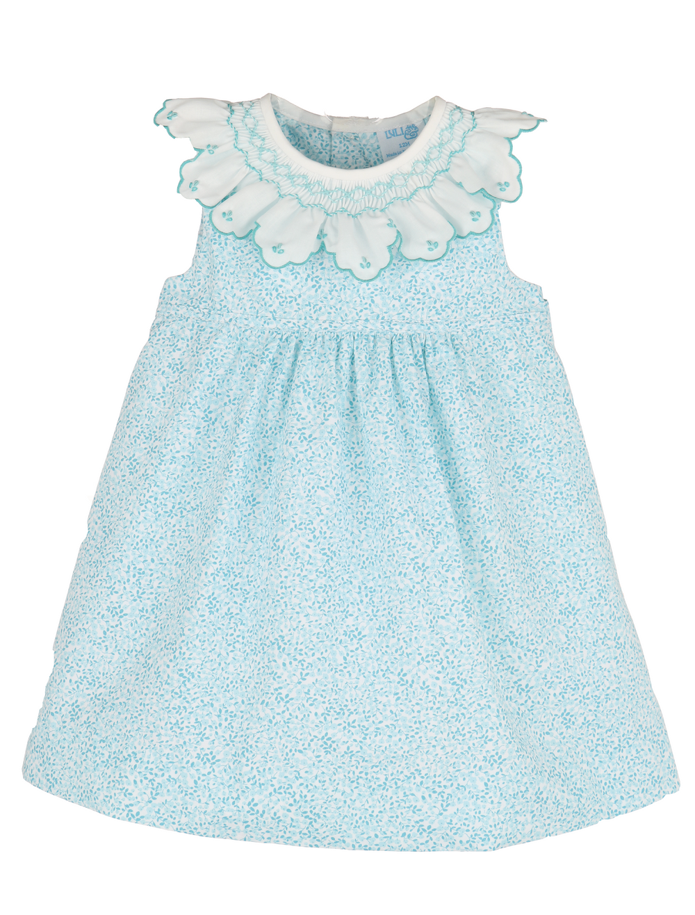 Turquoise Print Dress