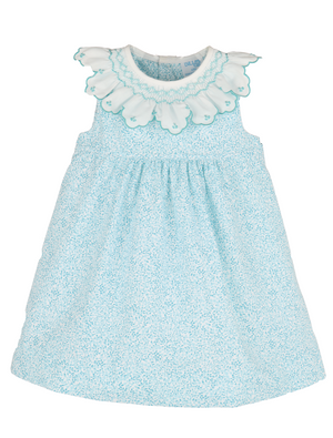 Turquoise Print Dress