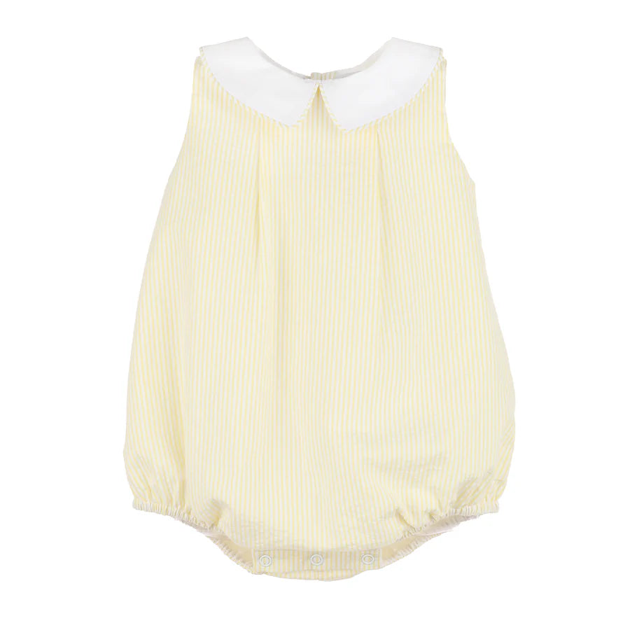 Baker Collared Bubble - Yellow Stripe