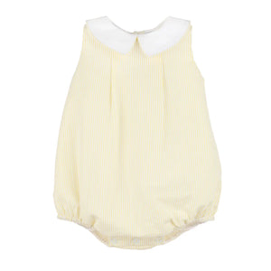 Baker Collared Bubble - Yellow Stripe