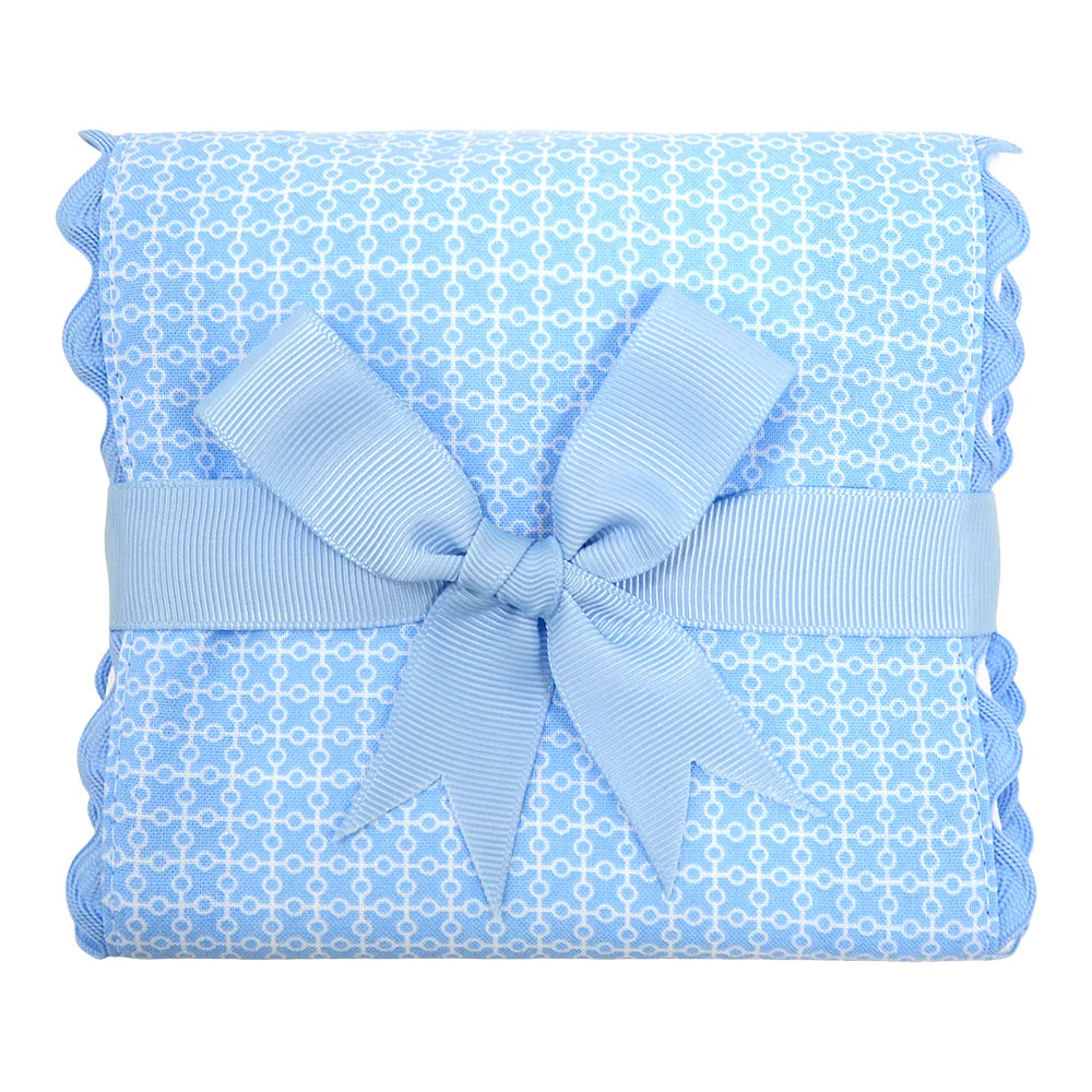 Blue Fabric Burp Cloth