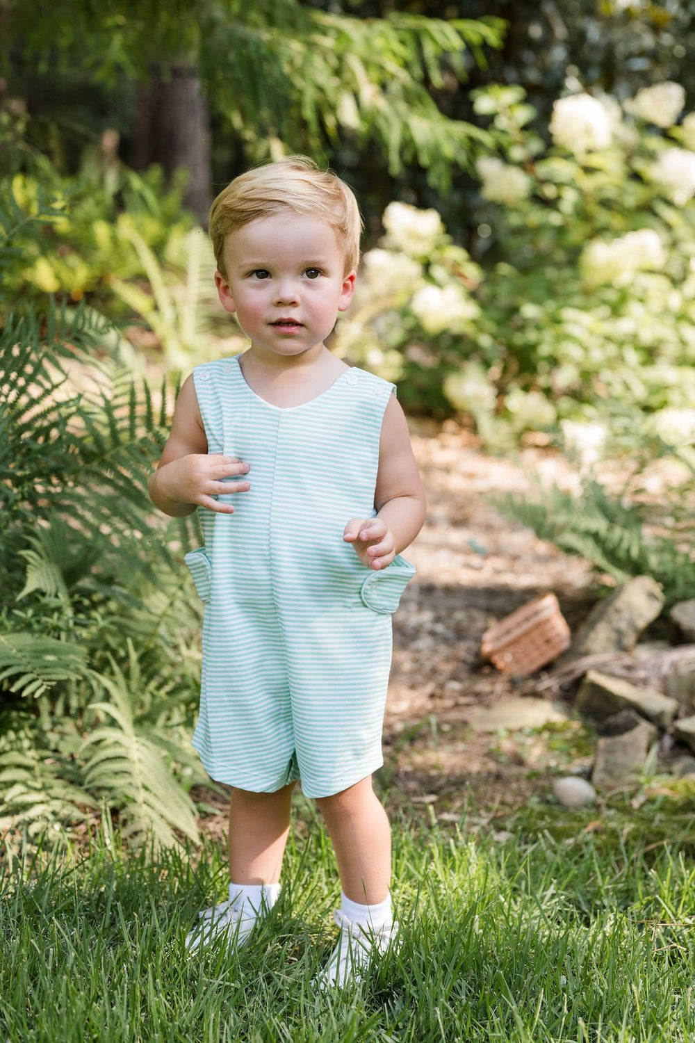 Reed Jon Jon - Light Green Stripe