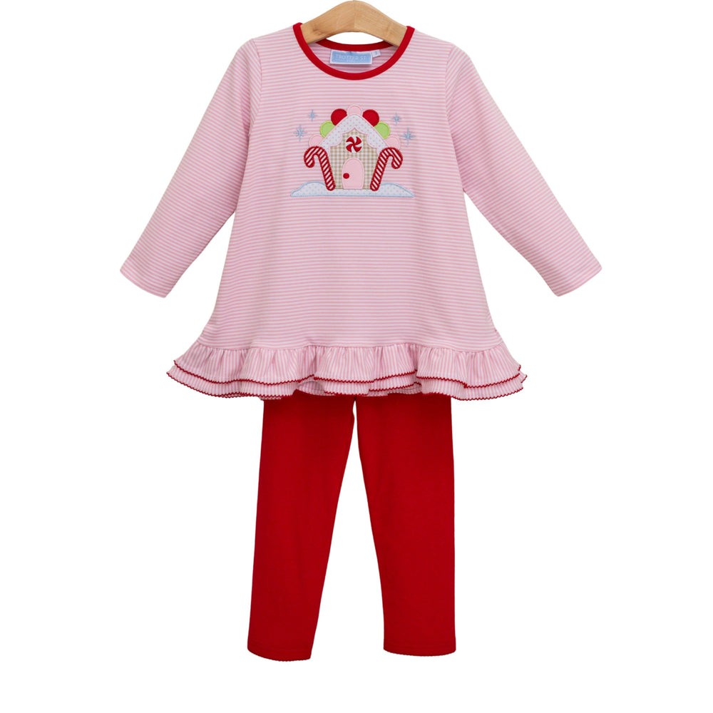 Gingerbread House Pants Set