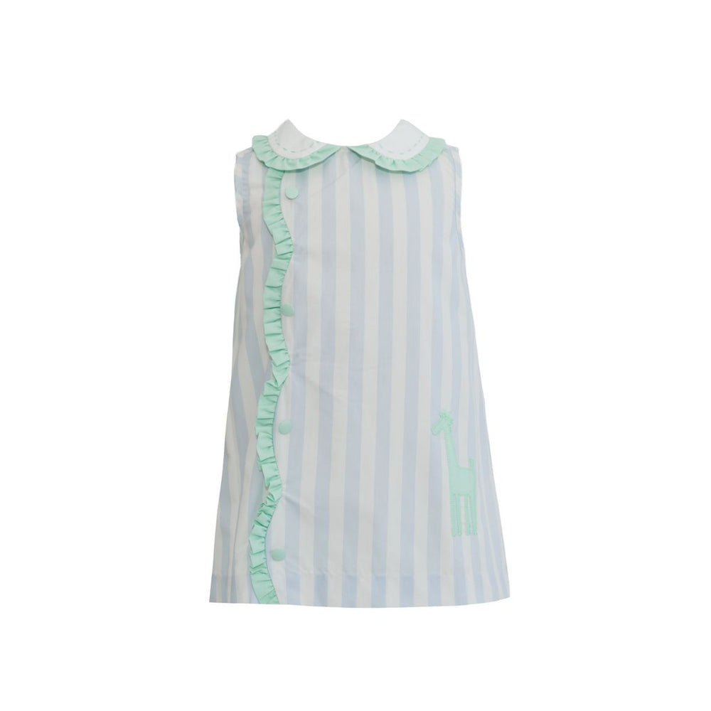 Claire Striped Giraffe Dress