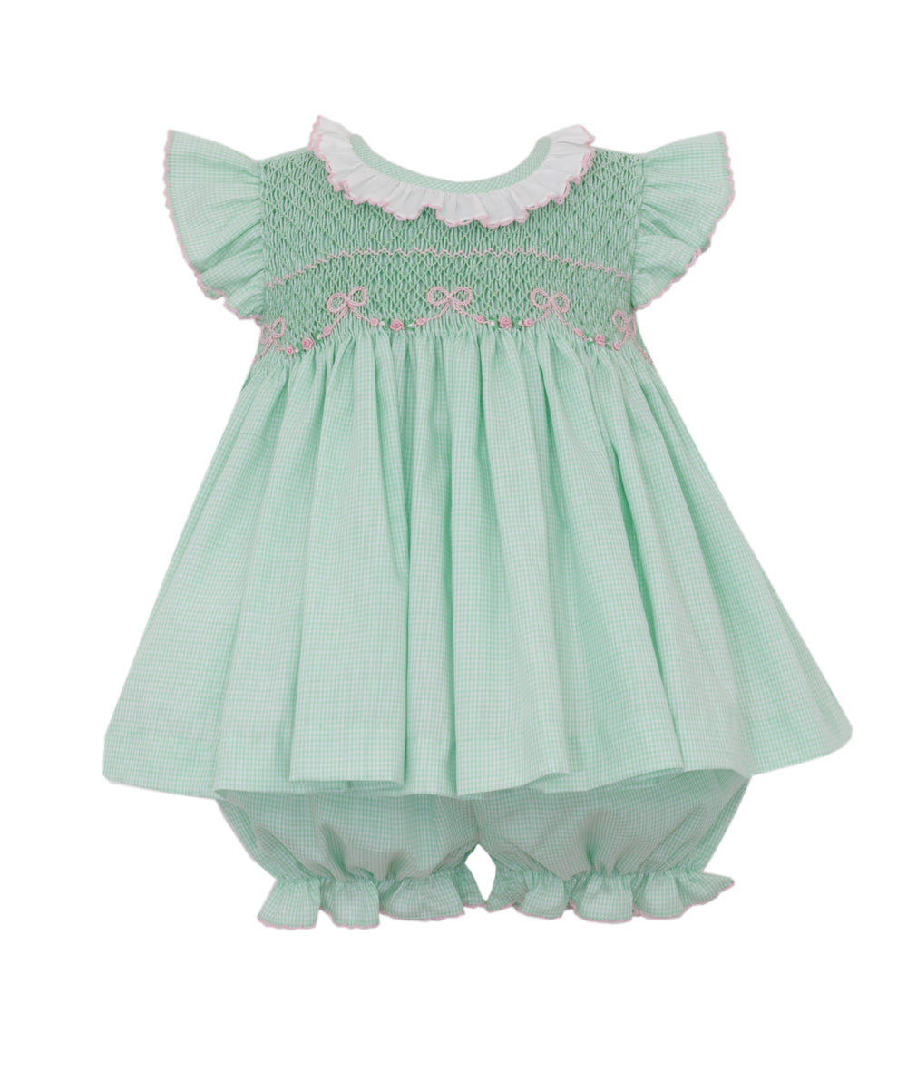 Harper Smocked Bloomer Set