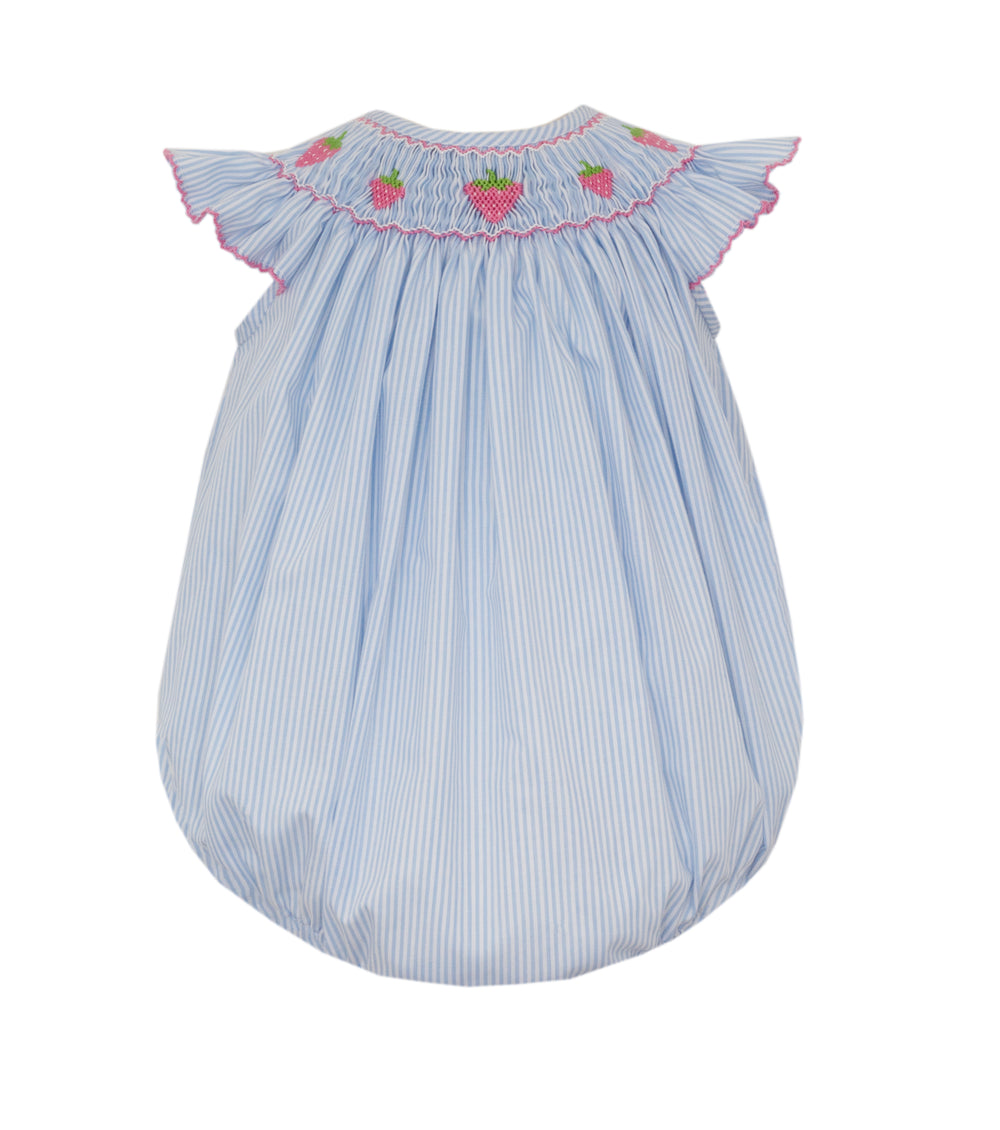 Strawberry Smocked Bubble