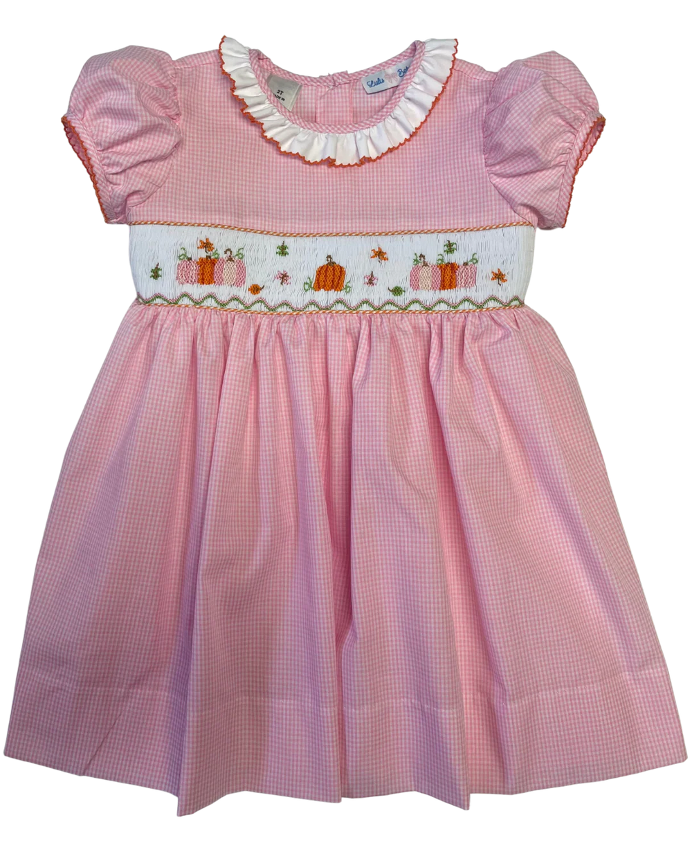 Pumpkin Smocked Dress