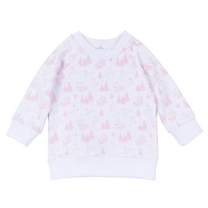 Holiday Toile Sweatshirt - Pink