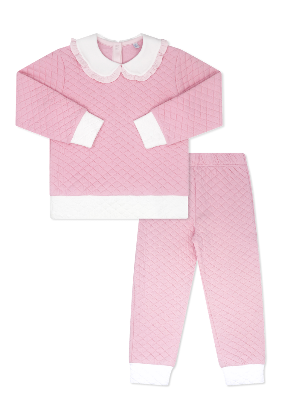 Pink Quilted Playsuit
