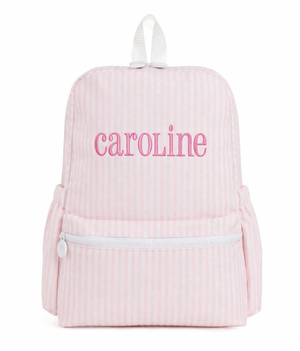 Pink Stripe Backpack