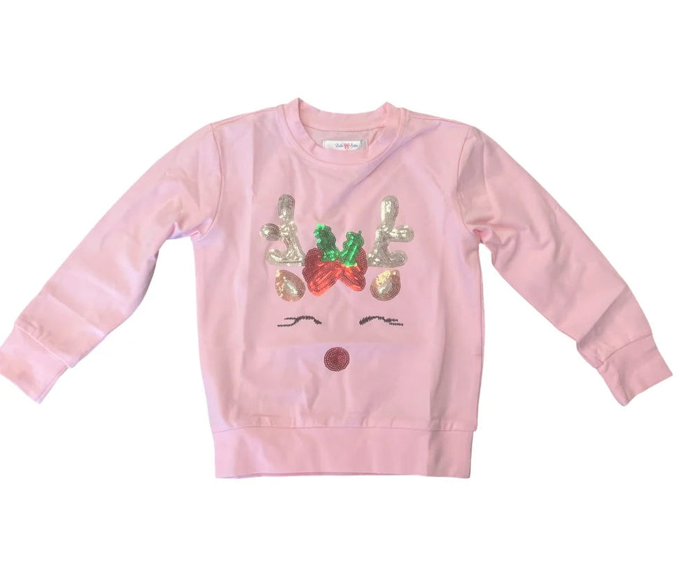 Reindeer Sequin Top