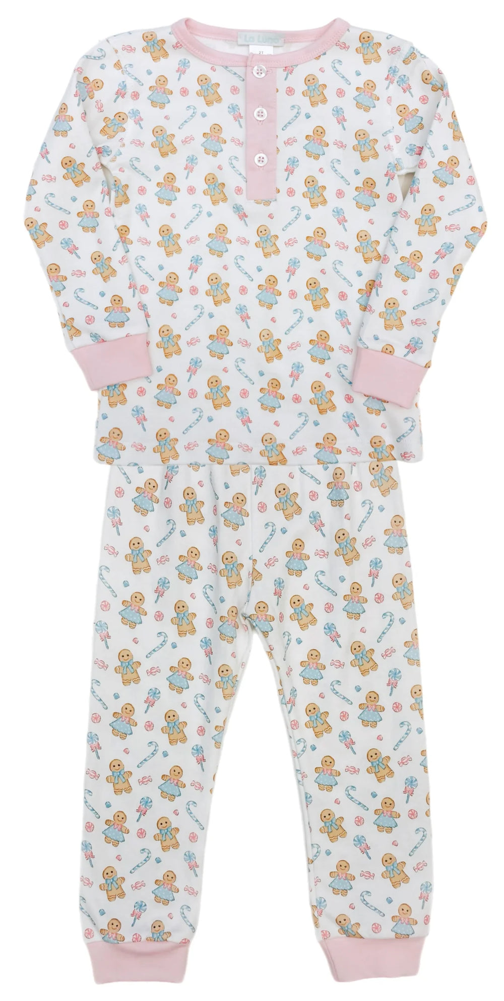 Pink Gingerbread Pajamas