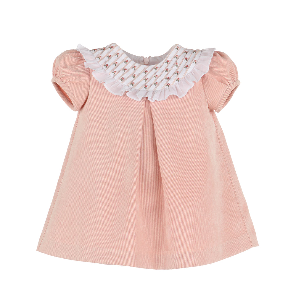 Floral Randall Bib Dress - Rose