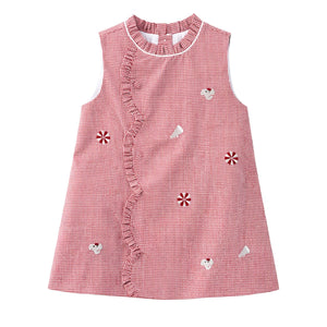 Claire Crimson Elephant Dress