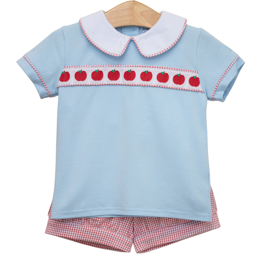 Apple Ribbon Short Set