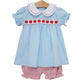Apple Ribbon Short Set