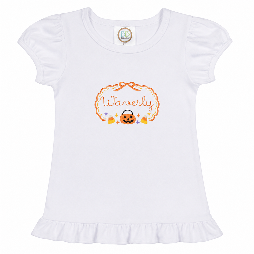 Halloween Embroidered Shirt