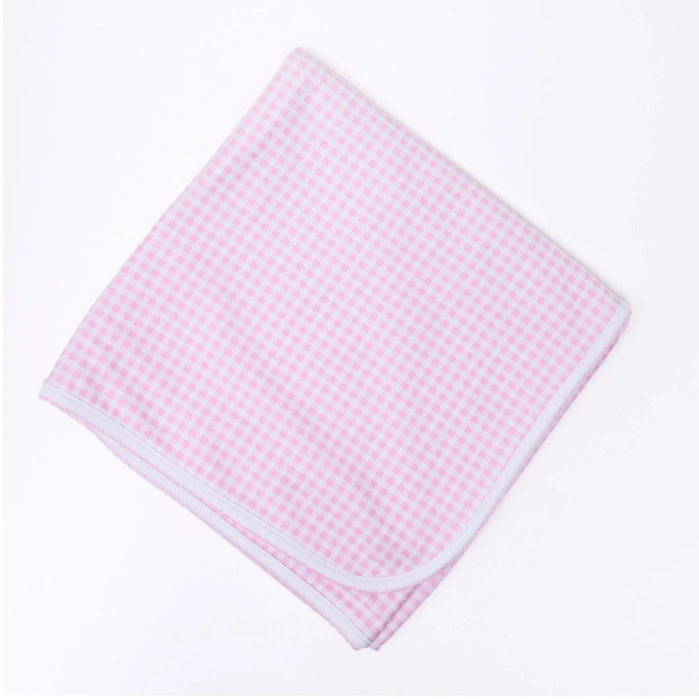 Mini Checks Receiving Blanket