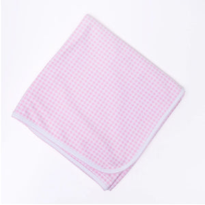 Mini Checks Receiving Blanket