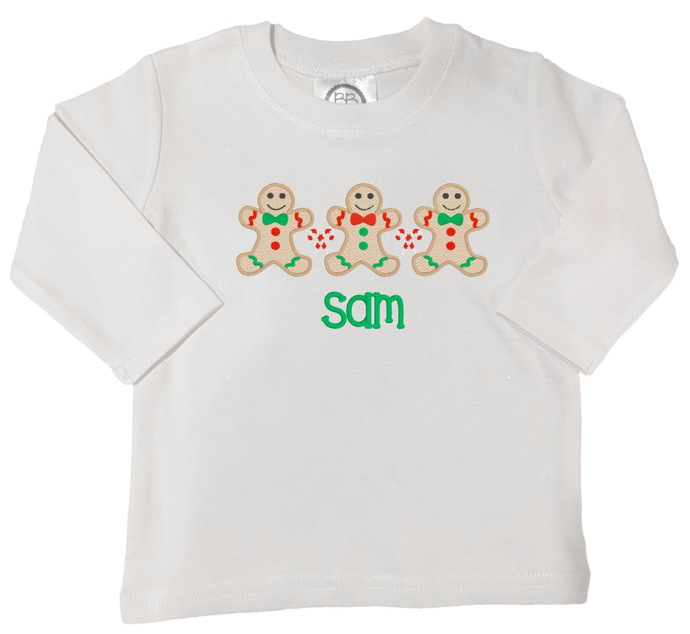 Gingerbread Embroidered Shirt