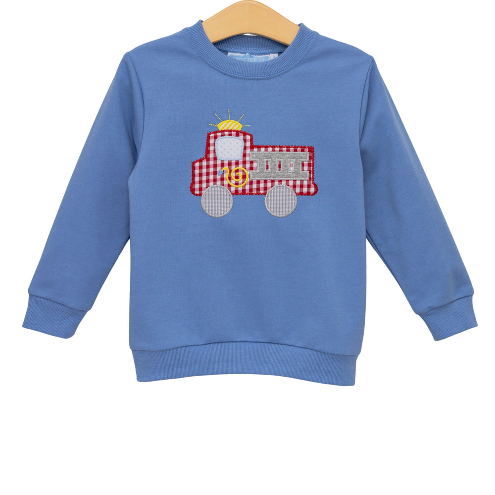 French Terry Sweatshirt - Firetruck