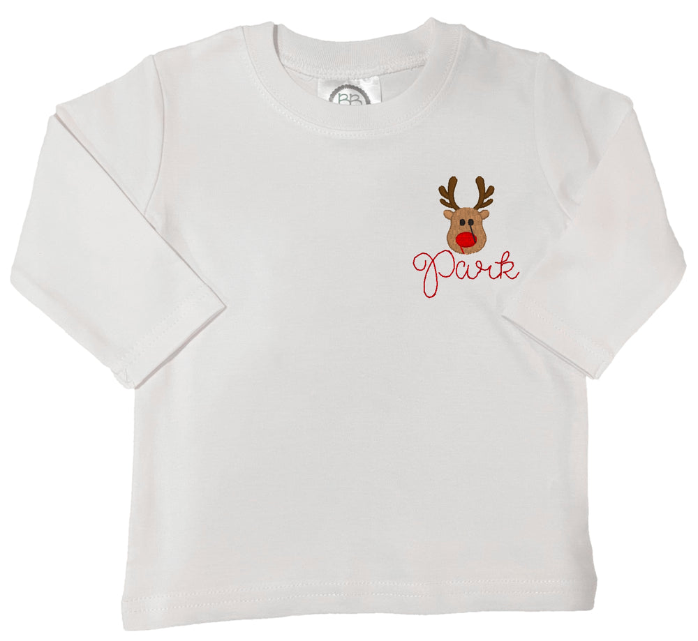 Reindeer Embroidered Shirt